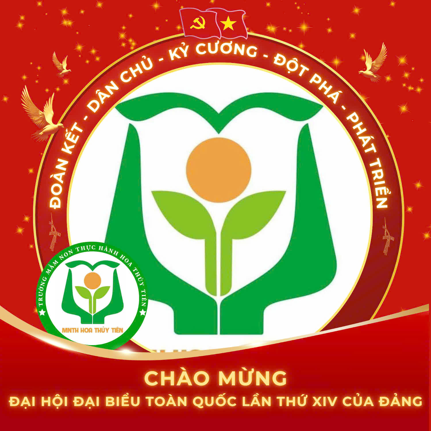 CHÀO MỪNG ĐẠI HỘI ĐẠI BIỂU TOÀN QUỐC  LẦN THỨ XIV CỦA ĐẢNG CỘNG SẢN VIỆT NAM